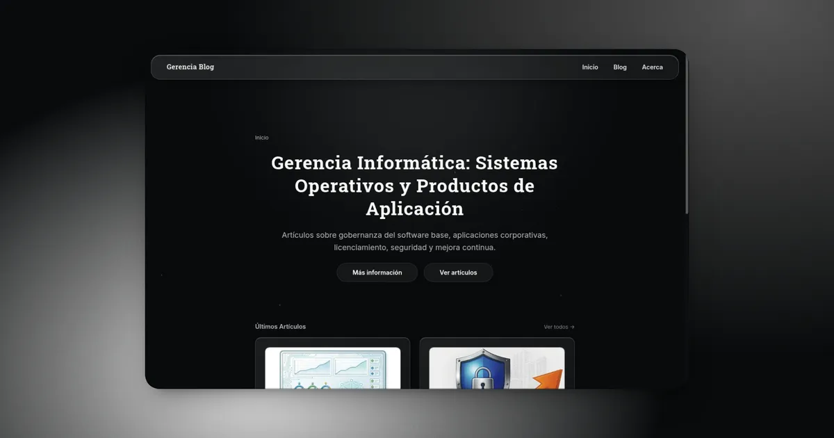 Gerencia Blog