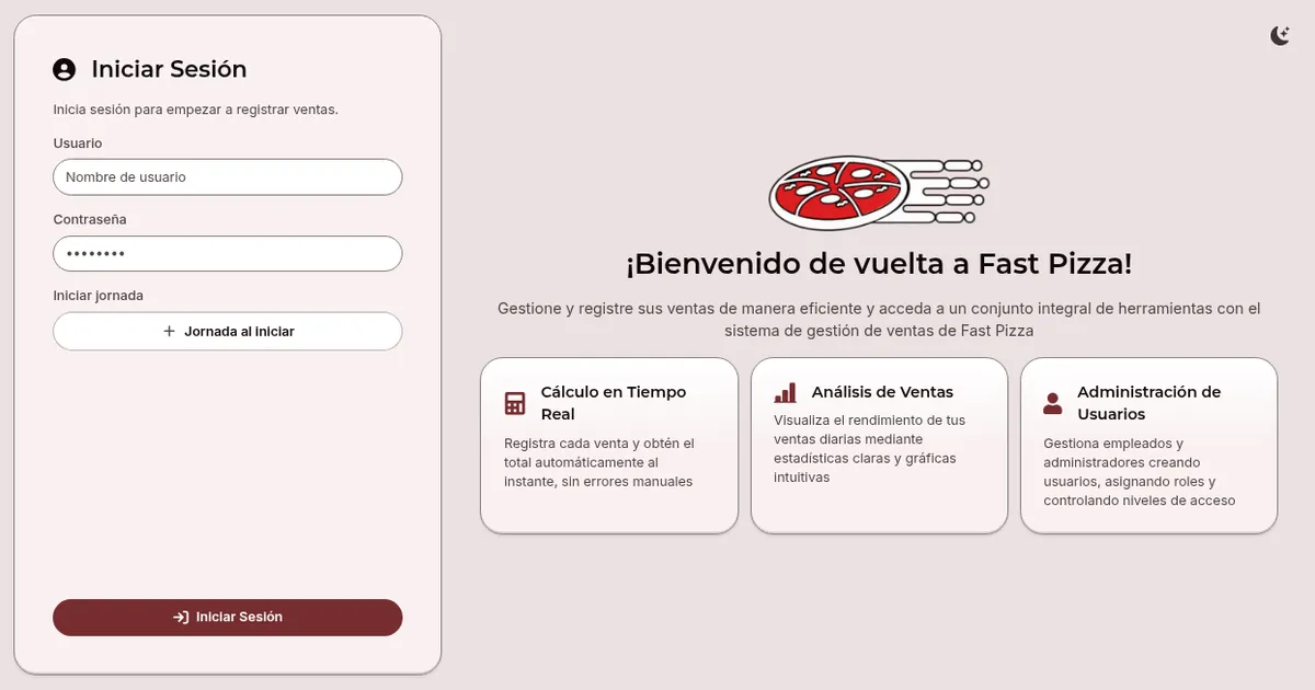 Fast Pizza POS